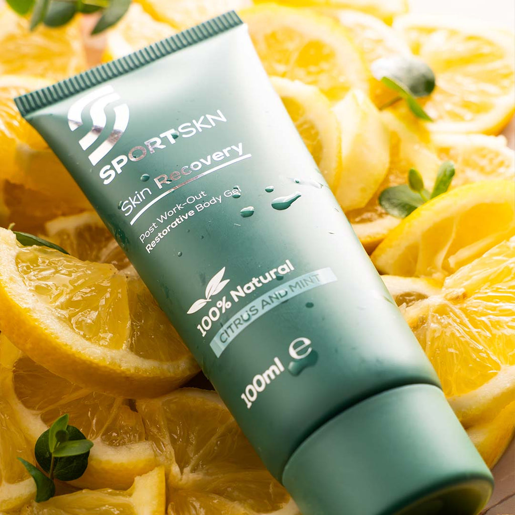 SportSkn anti-inflammatory recovery gel is perfect for post-exercise, and contains natural ingredients such as aloe vera and eucalyptus