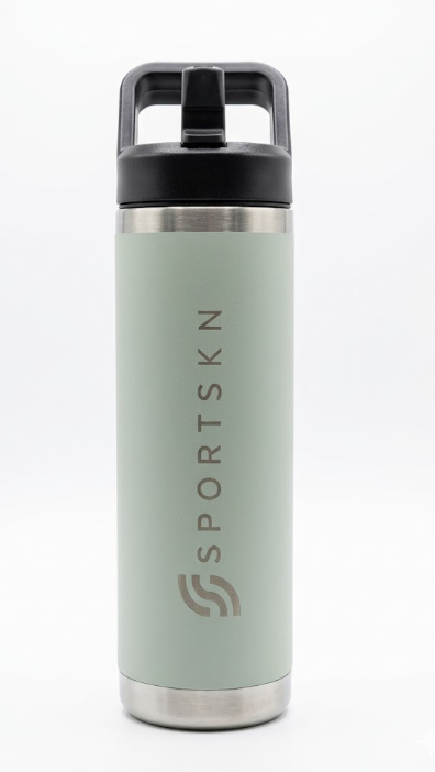 Insulated stainless steel 500ml SportSkn bottle for staying hydrated during and after exercise