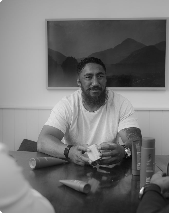Bundee Aki is a proud ambassador for SportSkn post exercise skincare products made with natural ingredients
