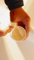 SportSKN natural sugar face scrub sample made with Aloe Vera, Allantoin, and Hyaluronic Acid, an exfoliating treatment that keeps skin hydrated and soothed